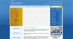 Desktop Screenshot of carrollhospitalcenter.org